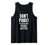 Security Systems Installer Tank Top