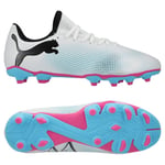 PUMA Future 7 Play Fg/ag Phenomenal - Vit/svart/poison Pink Barn, storlek 37½