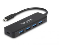 DELOCK – USB Type-C Hub 4 Port USB 3.2 Gen 1 with Power Delivery 85 Watt (64170)