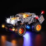 ZCXX LED Lighting Custom Light Set Compatible with Lego 42119 Monster Jam Max-D Truck, without Lego Set