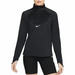 Langærmet Trøje til Kvinder Nike Dri-FIT Element Running Sort S