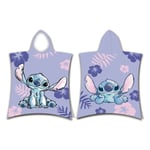 Disney Lilo & Stitch Badponcho Badhandduk Poncho 115x50cm multifärg