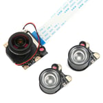 5MP CCTV Camera Module IRCUT 175° Drive W Night Lights For Raspberry