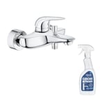 Mitigeur bain douche mécanique GROHE Quickfix Wave 2015 + nettoyant GrohClean