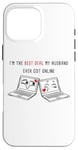 iPhone 16 Pro Max Laptops in Love: Online Couples Valentine Soulmates Women's Case