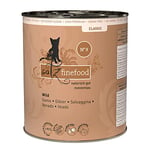 catz finefood N° 9 Wild Nourriture Fine pour Chat Humide, raffinée avec Pommes de Terre et Canneberge, 6 boîtes de 800 g