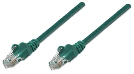 Intellinet RJ-45, M/M, 10m nettverkskabel Grønn Cat5e U/UTP (UTP)