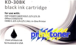 K30 BLACK + COLOUR COMPATIBLE INK CARTRIDGES FOR KODAK ESP, OFFICE, HERO, AIO