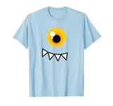 Cute One Eyed Monster Face Yellow Eye Halloween Costume T-Shirt