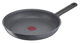 Tefal poêle 26 cm, Induction, Revêtement antiadhésif, Thermo-Signal, Facile à nettoyer, Cuisson saine, Fabriqué en France, Natural On G2800502, Gris Lavinia, Anti-adhésif