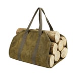 Sac de transport pour bûches de cheminée, support en toile, avec poignées durables pour le transport des poils de bois, accessoires pour intérieur ou