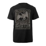 LED ZEPPELIN - MADISON SQUARE GARDEN 1975 BLACK T-Shirt Small