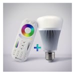 Delitech - Kit ampoule led E27 rgb + cct 9W + Télécommande - Maestro™ ®