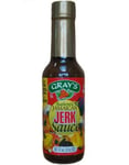 Gray's Authentic Jamaican Jerk Sauce - Sterk Marineringssaus med Pimiento og Andre Chilisorter 147 ml