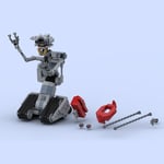 382 PCS Short Circuit 2 Johnny 5 Robot MOC Building Blocks Movies Figures Bricks