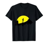 Trail running man, running, runner, run, mountain hiking T-Shirt