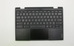 Lenovo Chromebook 300e 2nd Gen Palmrest Cover Touchpad Keyboard Black 5CB0T79490