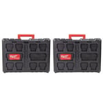 Milwaukee 4932464087 Packout BOX 3 Toolbox Empty Case Pack of 2