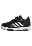 adidas Tensaur Hook and Loop Shoes Running, Core Black/Cloud White/Core Black, 5.5 UK Child