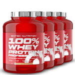 BIGBUY 4 x 100% Whey Protein Professional Myseprotein 2350 g