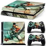 Sticker Kit Street Fighter V Ryu Stand Element De Design Console Compatible:Sony Playstation 4