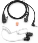 Casque Écouteur Oreillette Compatible Avec Motorola Tlkr Radio Talkabout Xt180 Xtr446 T5 T6 T7 T8 T50 T60 T62 T80 T80Extreme T82 T82 Extreme T92 Talkie Walkie Tube Acoustique 1-Pin 2,5Mm