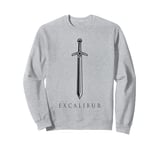 Excalibur The Legendary Sword in the Stone of King Arthur Sweatshirt