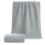 Superabsorberande badlakan för vuxna Stora handdukar Badrum Body Spa Sport Lyxig mikrofiber badhandduk gray 60x30cm