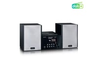 Lenco Mc-250, Hjemmelydanlegg (Mini), Sort, 1 Plattformer, 24 W, Dab+, Fm, Tft