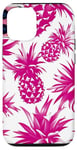 Coque pour iPhone 12/12 Pro Festive Tropical Ananas Coque de téléphone Motif Noël