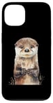 Coque pour iPhone 13 Aquarelle Otter Baby