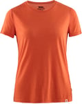 Fjallraven High Coast Lite T-Shirt W Tricot Femme, Rowan Rouge, XS