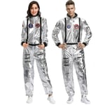 Astronaut jumpsuit carnival cosplay party space kostym cosplay Women M Men Men XL