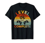 Level 6 Complete Gamers Couple 6th Wedding Anniversary T-Shirt