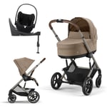 Cybex, Balios S Lux inkl. Cloud T &amp; Base T - Almond Beige