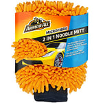 Armor All, 2 in 1 Microfibre Noodle Mitt, For Interior & Exterior Car Cleaning, Soft and Streak Free Washing & Drying for Paintwork and Glass, Gently Removes Dirt, Ideal for Car & Motorcycle Detailing