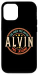 Coque pour iPhone 12/12 Pro ALVIN The Man The Myth The Legend Vintage Personnalisé