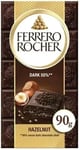 Ferrero Rocher Hazelnut Dark 55% Chocolate Bar 90G (Pack Of 15 )