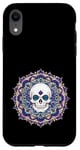 Coque pour iPhone XR #snirt Coque de protection pour téléphone portable Motif mandala Tête de mort