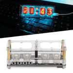 IN-12 LED Tube Clock 4-Bit Seven-Color RGB LED DS3231 Digital Nixie Clock IN-12B