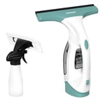 DOVAMAN WC01A Window Vac, 30Min Run-Time, 280mm Suction Nozzle, Spray Bottle w/ 2 Microfibre Cloth, 150ml Water Tank, 150m² per Charge, 700g Lightweight Cordless Window Vacuum