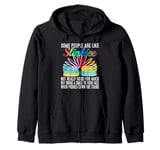 Funny Sarcastic Some People Are Like Slinkies Zip Hoodie