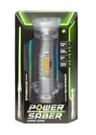 POWER SABER - Vert - Sabre Laser pour Enfants dès 6 ans - Extensible et Rétractable Automatiquement - Jouet Laser Lumineux Réaliste - Combat Intergalactique - 30cm/ Déployé 89 cm - Boite Ouverte