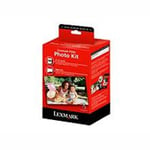 LEXMARK PerfectFinish Photo Kit - 1 - farge (cyan  magenta  gul) - skriverpatron / papirsett