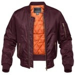 Magcomsen-Blouson Bombardier Pour Homme",Veste Coupe-Vent,Doublure Orange,Chaud,Décontracté,Optique,Happator,Automne,"Hiver