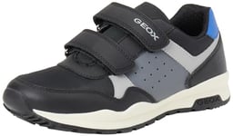 Geox J Pavel A Sneaker, 0.5 UK Black