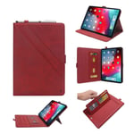 Apple Ipad Pro 12.9 Inch (2018) Stand Leather Flip Case - Red