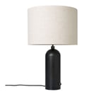 Gubi - Gravity Table Lamp Large Canvas/Black steel - Bordslampor - Space Copenhagen - Svart