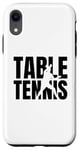 Coque pour iPhone XR Joueur de tennis de table Ping Pong