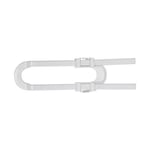 Bloque porte de placard Abus plastique blanc 470g